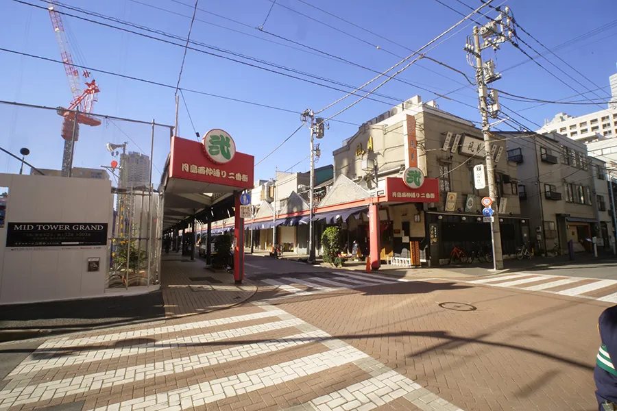 月島駅前周辺