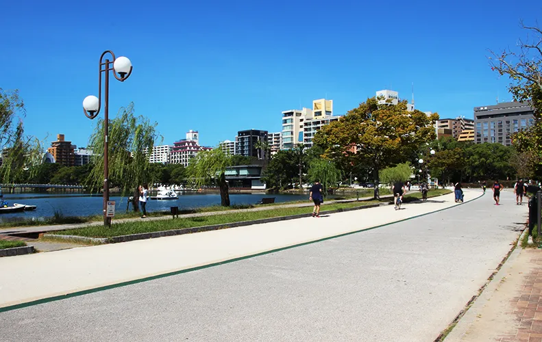 大濠公園の風景