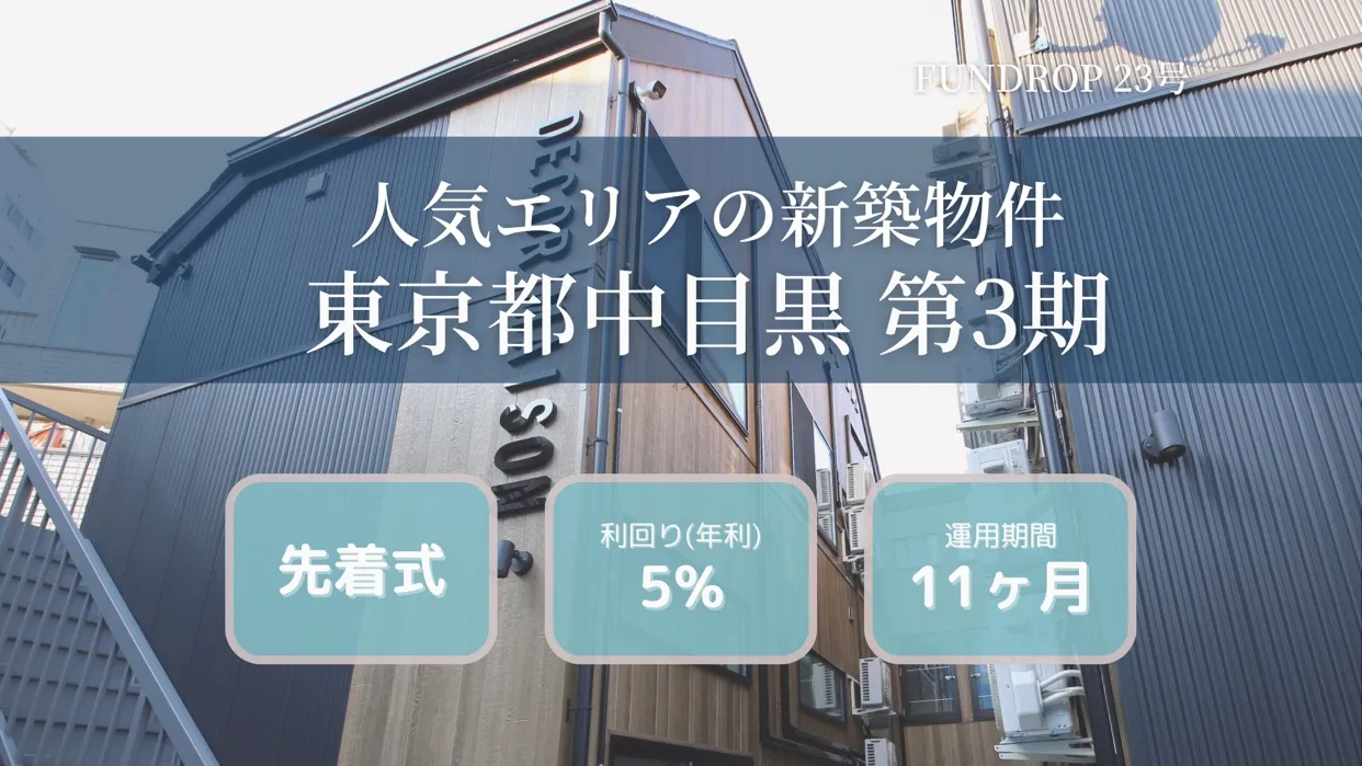 東京都目黒区中目黒の新築レジデンスアパート