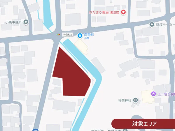 対象エリアマップ