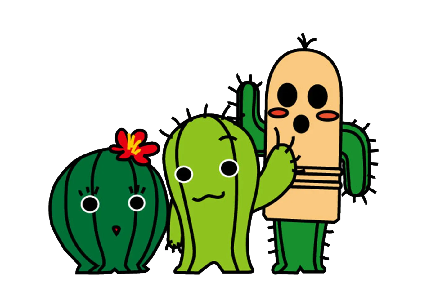 春日井市のサボテンマスコットキャラクター