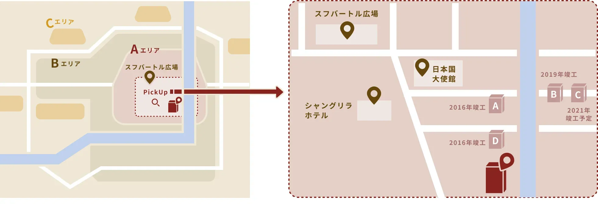 ウランバートル周辺マップ